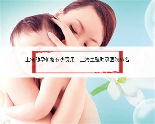 上海助孕价格多少费用，上海生殖助孕医院排名