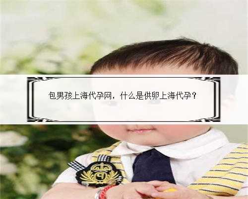包男孩上海代孕网，什么是供卵上海代孕？